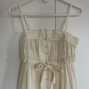 Cleobella Isabel Ankle Dress in Ivory Size XS